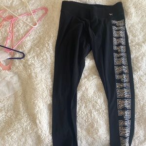 Pink leggings XL